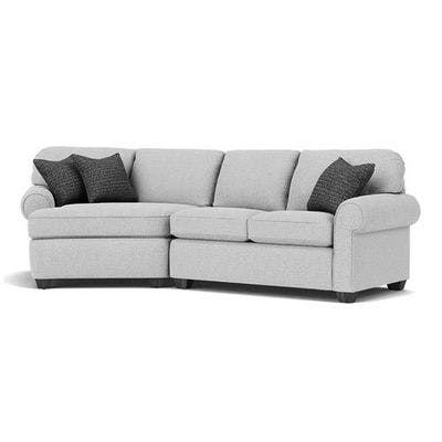 Layout B: Two Piece Sectional. 62" x 123"