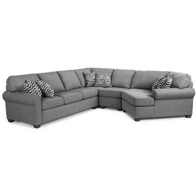 Layout E:  Four Piece Sectional 122" x 126" x 62"