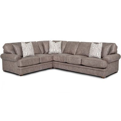 Layout A:  Brighton Two Piece Sectional. 100.5" x 127.5"