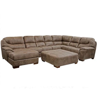 Layout K:  Four Piece Sectional (With Ottoman)   69" x 160" x 102"