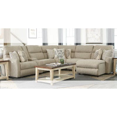 Layout N:  Six Piece Sectional. 117.5 x 126"