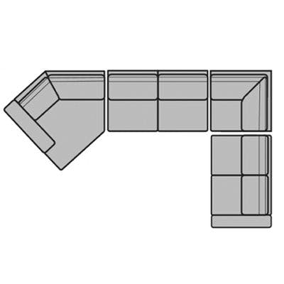 Layout O: Three Piece Sectional 163" x 93"