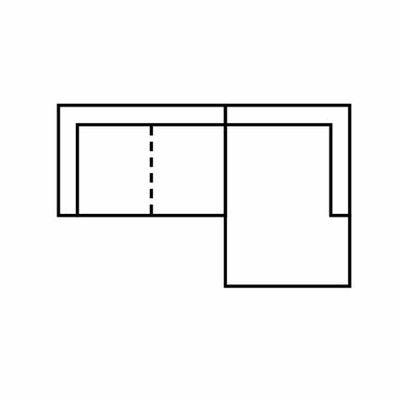 Layout B: Two Piece Sectional 106" x 69"