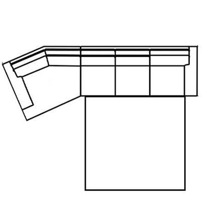 Layout E: Two Piece Sleeper Sectional 134" Wide
