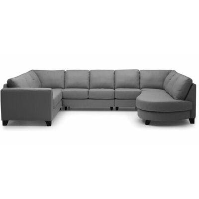 Layout K: Five Piece Sectional 91" x 151" x 100"