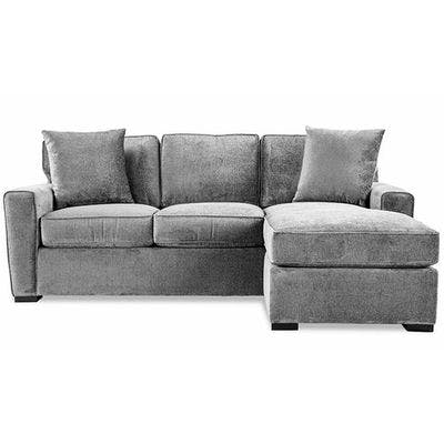 Layout A:  Sofa Chaise Sectional 91" 