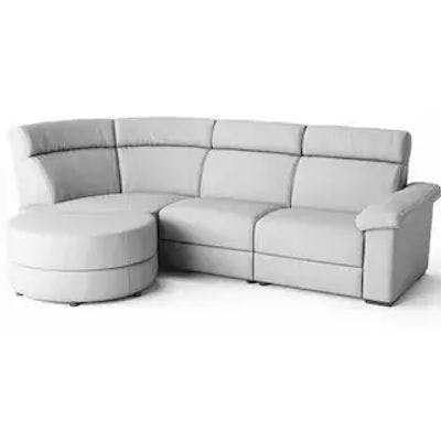 Layout M: Four Piece Sectional 49" x 120" (1 Recliner)