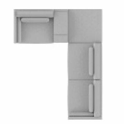 Layout G: Five Piece Sectional 99" x 99"