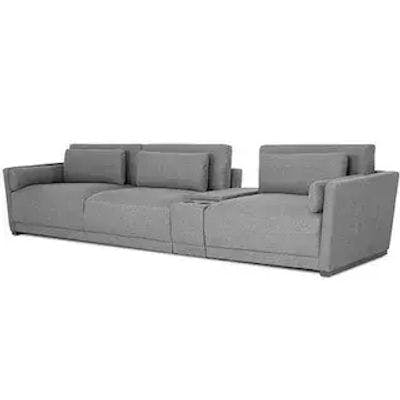 Layout A: Four Piece Sectional 142" Wide