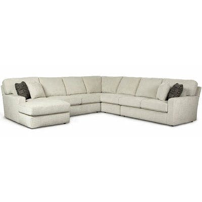 Layout O: Five Piece Sectional 65" x 129" x 127" (2 USB Chargers)