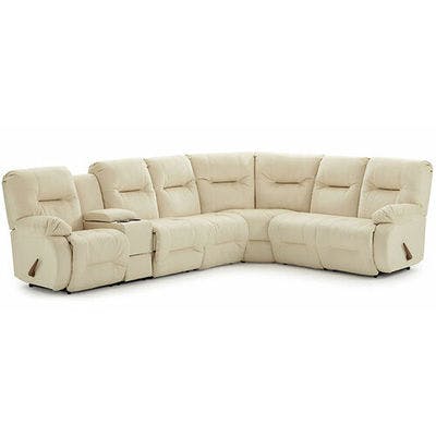 Layout F: Seven Piece Reclining Sectional 134" x  99"