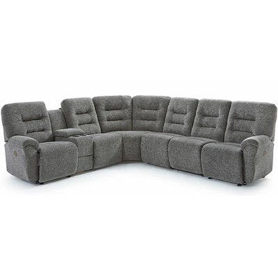 Layout F:  Seven Piece Reclining Sectional 112" x 121"