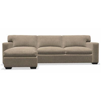 Layout C: Two Piece Sleeper Sectional (Queen Size) 64" x 117"