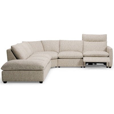Layout O: Five Piece Reclining Sectional. 137" x 117"