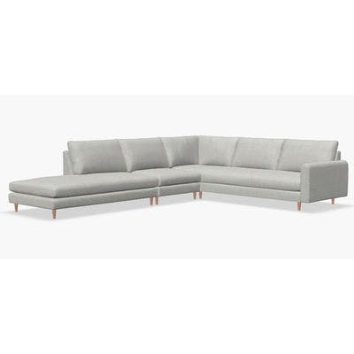 Layout D: Three Piece Sectional 128" x 103"