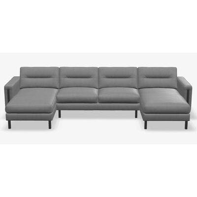 Layout H: Three Piece Sectional 61" x 137" x 61"