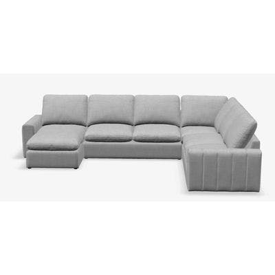 Layout G: Four Piece Sectional 64" x 135" x 112"