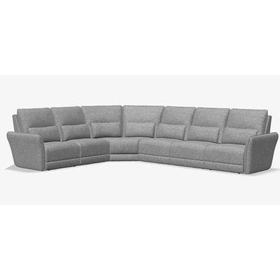 Layout G: Six Piece Reclining Sectional 123" x 154"