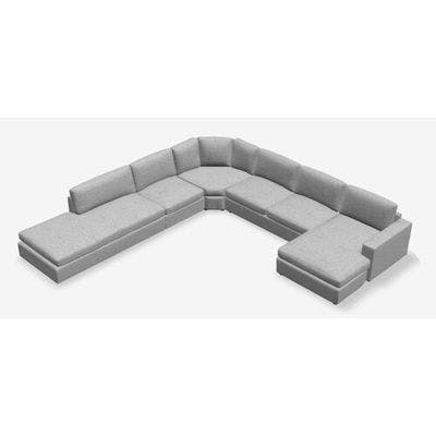 Layout H: Five Piece Sectional 143" x 142" x 61"