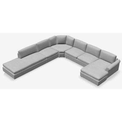 Layout O: Five Piece Sectional 143" x 142" x 61"