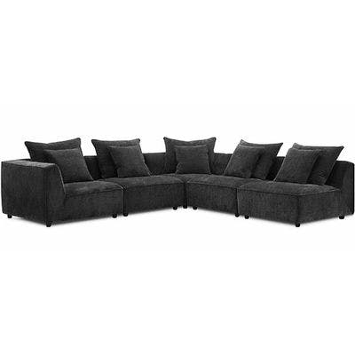 Layout I: Five Piece Sectional. 112.5" x 157"