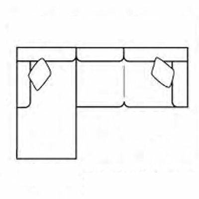 Layout A: Two Piece Sectional 77" x 123"
