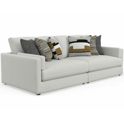 Layout A:  Two Piece Cuddler Chaise 106" Wide by 50" Deep
