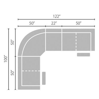 Layout B: Four Piece Reclining Sectional