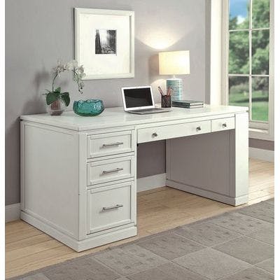 Catalina Two piece 60 in. Writing Desk with PWR Ctr and USB
