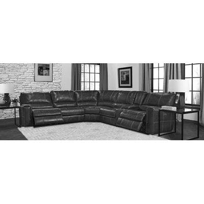 Layout A: Six Piece Reclining Sectional 131.5" x 119" x 41"