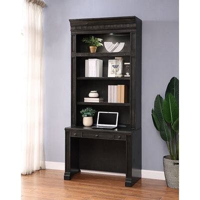 Washington Heights In-wall Library Desk and Hutch