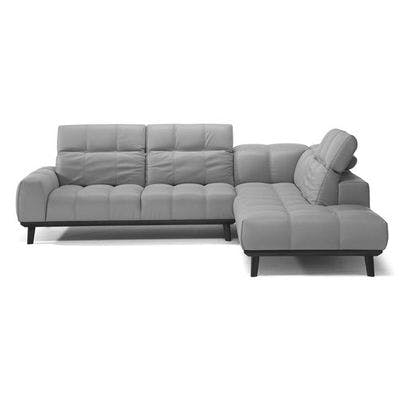 Layout A: Two Piece All Leather Sectional - 116" x 95"