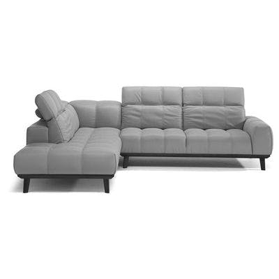 Layout B:  Two Piece All Leather Sectional - 95" x 116"