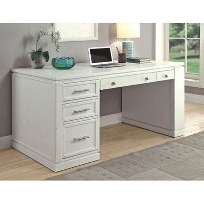 Catalina Two Pc. 60 in. Writing Desk with Power Center and USB 