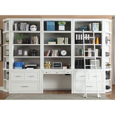 Catalina Eight Piece Home Office Library Wall