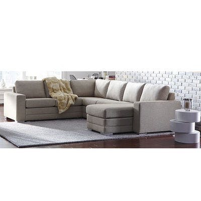 Layout D: Four Piece Chaise Sectional (Chaise Right Side) 97" x 123" x 61"