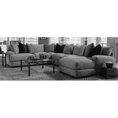 Arella 5 Piece Sectional (Chaise Right Side)