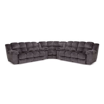 Layout C: Three Piece Reclining Sectional 128.5" x 128.5"
