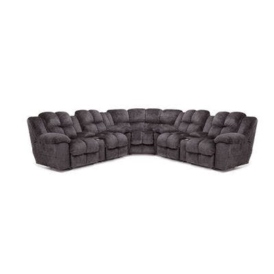  Layout A: Three Piece Reclining Sectional 125.5" x 125.5"