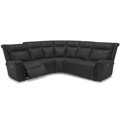 Five Piece Reclining Sectional (4 Recliners)