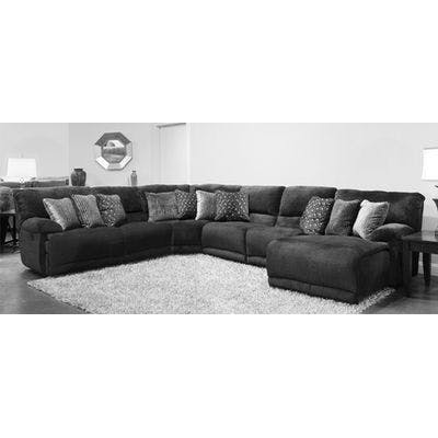 Layout K: Six Piece Reclining Sectional (Chaise Right Side) 129" x 160" x 64"