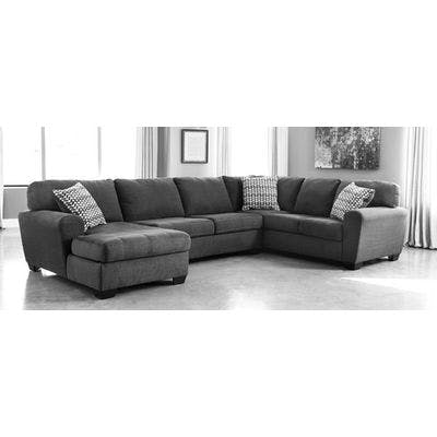 Layout B:  Three Piece Sectional Chaise Left Side - 145" x 91"