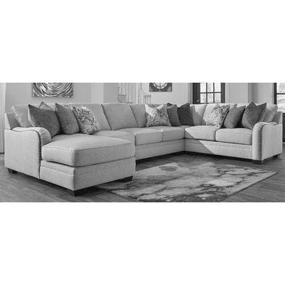 Layout E:  Four Piece Sectional Chaise Left Side - 155" x 99"