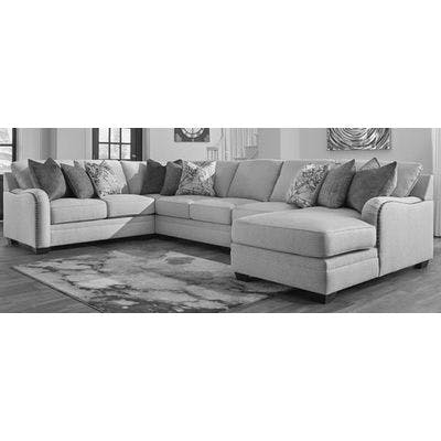 Layout F:  Five Piece Sectional Chaise Right Side - 99" x 155"