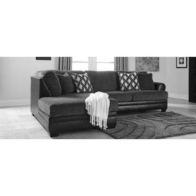 Layout A: Two Piece Sectional Chaise Left Side - 74" x 123"