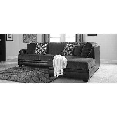 Layout B: Two Piece Sectional Chaise Right Side - 123" x 74"