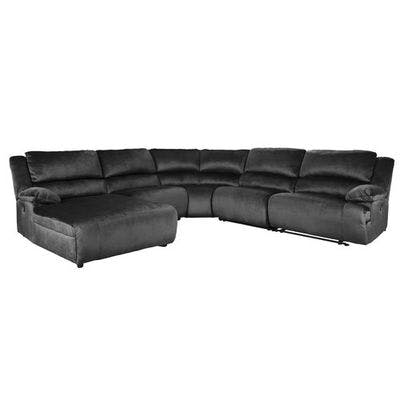 Layout C: Five Piece Power Reclining Sectional (Chaise Left) 131" x 146"