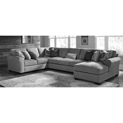 Layout C:  Four Piece Sectional (Chaise Right Side) - 104" x 128" x 67"