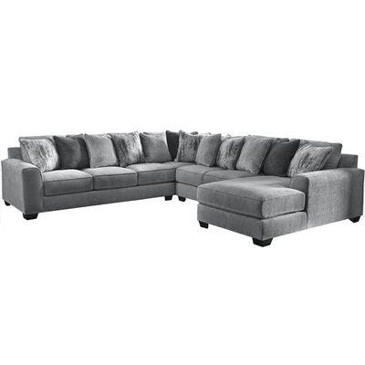 Layout C: Four Piece Sectional (Chaise Right Side) 129" x 149"