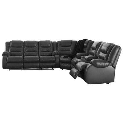 Layout A:  Three Piece Reclining Sectional - 121" x 114"